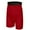 Red, variant on Fgnfyis Men's High Waist Silicone Shaping Briefs Tight Fitting and Compression Shorts Designed for A Streamlined and Supported Fit Gym Shorts Men Red S