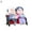 2#, variant on Cheers Mini Park Bench Grandpa Grandma Model Miniature Landscape Garden Decor Ornament