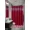 Burgundy, variant on Gorgeous Home Linen 15pc Square Design Mosaic Brown Bathroom Set Banded Rubber Backing 2 Rug Bath Mats With Fabric Shower Curtain with Hooks