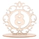 thumbnail image 4 of Número De Mesa De Madera Independiente Vintage Sunnimix Soportes de números de mesa de boda 1-10, 4 of 8