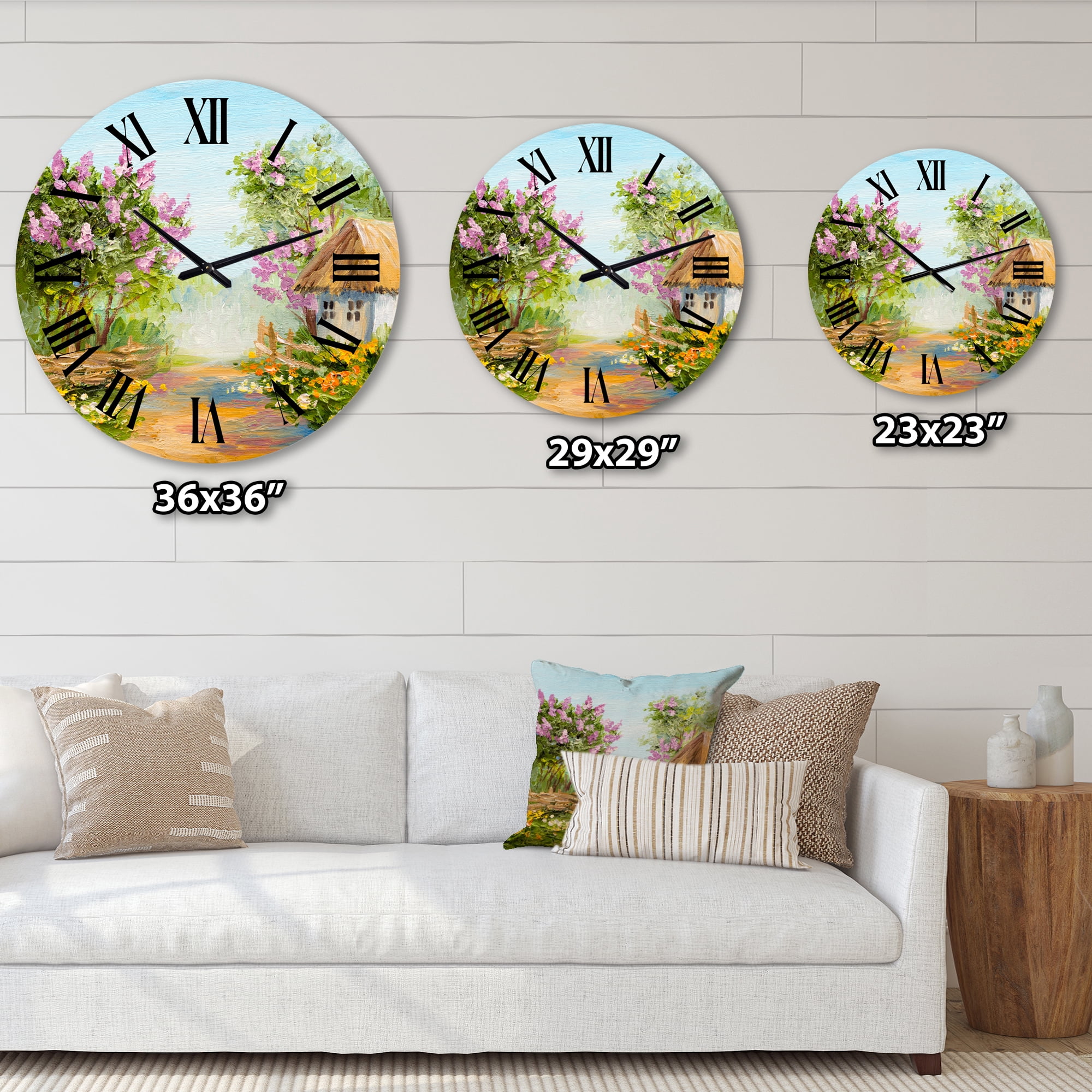 Designart 1 in Quartz Wall Clock