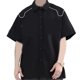thumbnail image 4 of Camisa holgada para hombre, camisa ligera de manga corta transpirable con estampado moderno y moderno para fiesta, 4 of 8