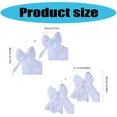 thumbnail image 5 of KCAHPAN Color Lace Bows Curtain Fasteners Curtains Holdbacks Elegant Bowknot Tiebacks, 5 of 13
