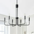 thumbnail image 2 of Aiwen 6 Lights Candle Shape Chandelier Industrial Hanging Ceiling Light, 2 of 9