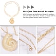 thumbnail image 3 of WRITWAA Unique Conch Shell Pendant Set - Stylish Beach and Party Jewelry Accessory for Women and Teens, 3 of 7