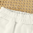 thumbnail image 7 of Crunowin Girls Casual Pants Bow Design Flared Leg Style With Side Pockets Comfortable Long Pants Beige Size 1-2 Years, 7 of 7