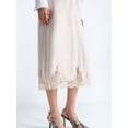 thumbnail image 4 of Scoop Women's Midi Slip Skirt with Lace Trim, Sizes XS-XXL, 4 of 6