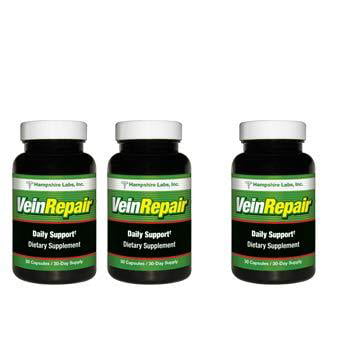 Vein Repair | Varicose Veins | Spider Veins | Anti-Inflammatory | Improved Circulation | Herbal Dietary Supplement | 3 Month