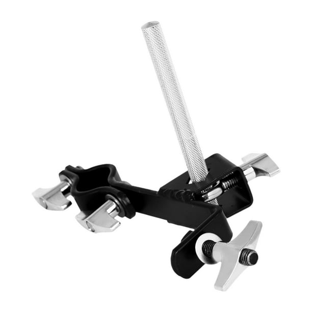 Soporte de extensión para cencerros Accesorios para instrumentos Abrazadera para tambor multiusos Ajustable Fácil de instalar Soporte para cencerros