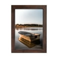 thumbnail image 3 of Scholartree 5-in-1 Wood Picture Frames Set, Front Loading Basic Tabletop 5 x 7 Picture Frame, Brown, 3 of 4
