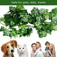 thumbnail image 6 of Fake Ivy Garlands Leaves Artificial Vines Faux Green Hanging Plants for Bedroom Wall House Decor Outdoor Wedding Photography Backdrops, Non-discoloring, 6 of 6