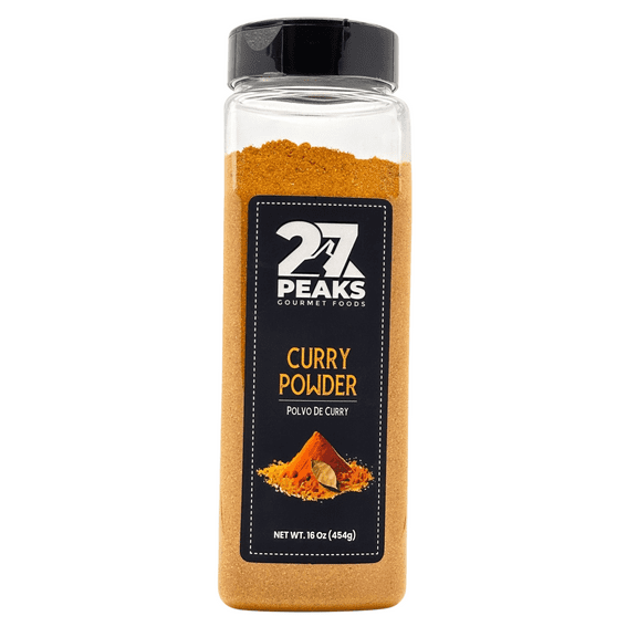 27 Peaks Gourmet No Artificial Flavors Curry Powder, 16 oz Bottle