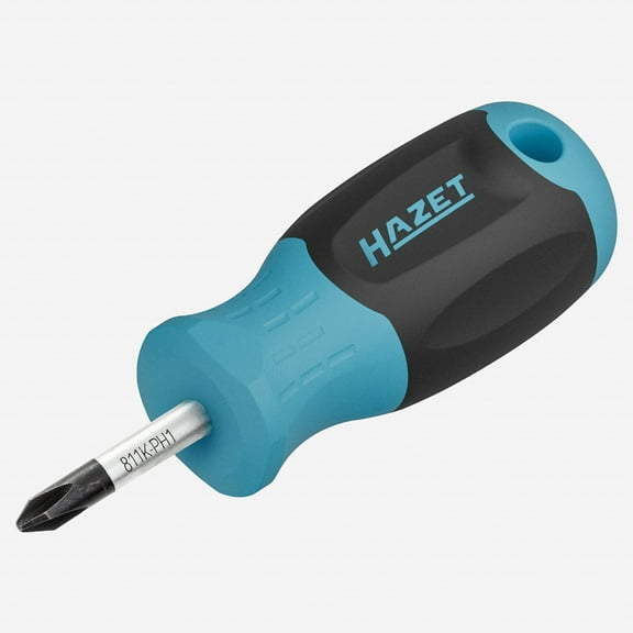 Hazet 811K-PH1 Stubby Phillips #1 Screwdriver, 25 mm