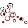 thumbnail image 4 of 5PCS/Set DIY Wall Art Home Decor Mural Wall Stickers 3D Circles Round Decals WHITE 5PCS, 4 of 8