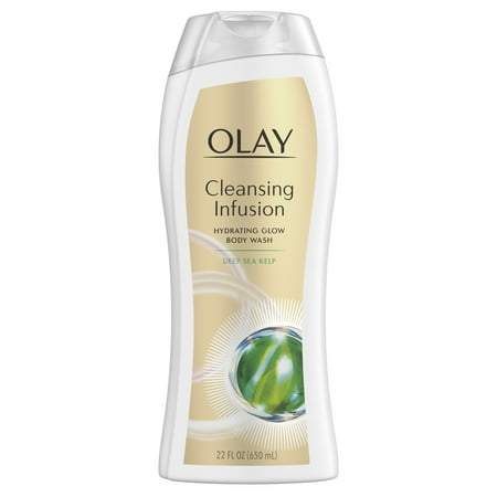 - Olay Cleansing Infusion Hydrating Body Wash with Deep Sea Kelp, 22 oz