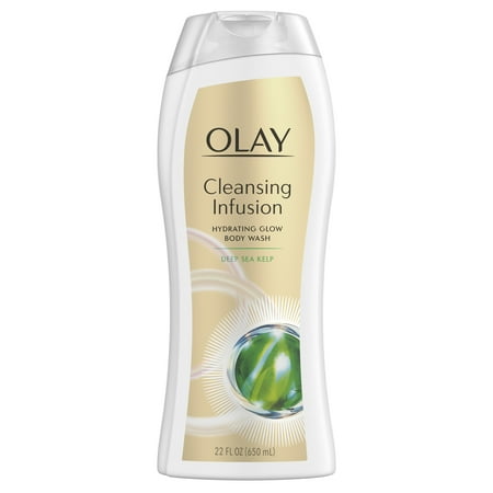 Olay Cleansing Infusion Hydrating Body Wash with Deep Sea Kelp, 22