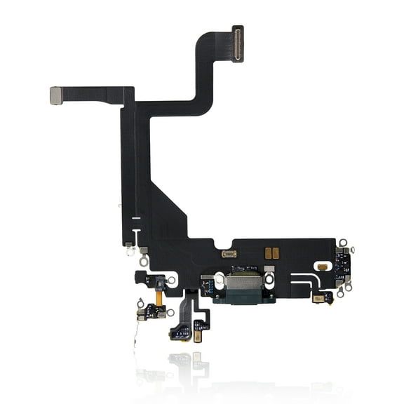 Replacement Charging Port Flex Cable Compatible For iPhone 13 Pro (Premium) (Alpine Green)