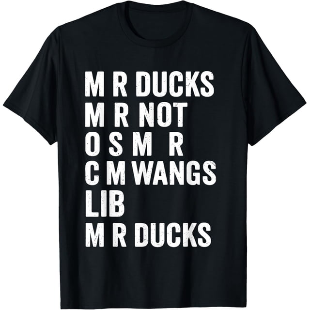 M R Ducks Camiseta