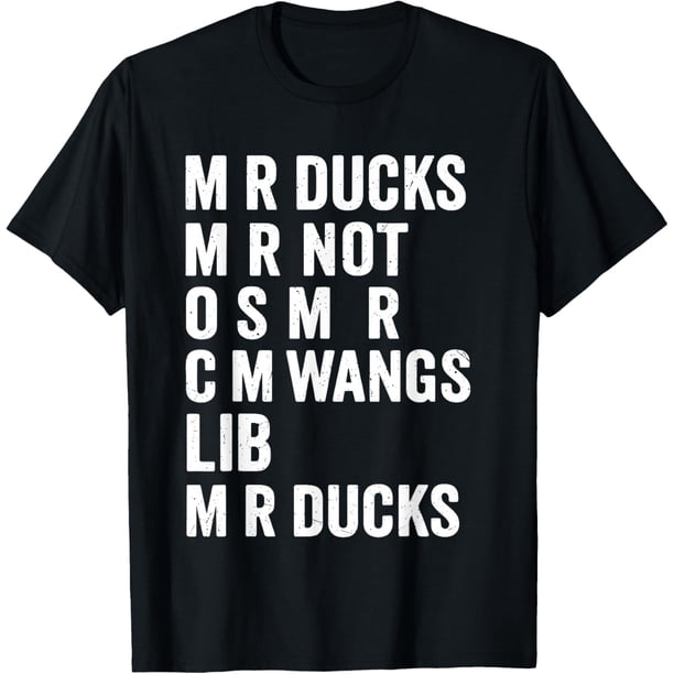 M R Ducks Camiseta