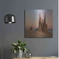thumbnail image 6 of Luxe Metal Art 'Cathedral' by Dariusz Klimczak, Metal Wall Art, 24"x24", 6 of 8