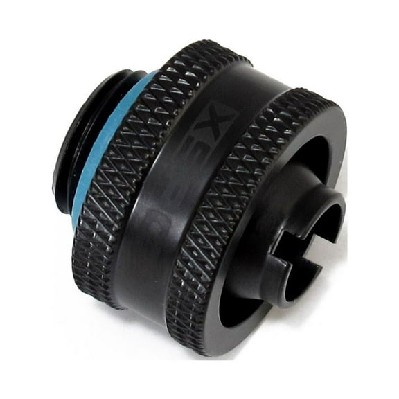 XSPC G1/4" to 3/8" ID, 5/8" OD Compression Fitting V2 for Soft Tubing, Matte Black