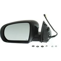 Mirror Compatible With 2014-2018 Jeep Cherokee Left Driver Side Heated In-housing Signal Light Paintable Kool-Vue