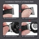 thumbnail image 4 of Correa de Reloj de Metal Negra brillar de 22 mm para Hombres y mujeres acero inoxidable, 4 of 5