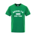 thumbnail image 1 of 2025 Camiseta de hombre con estampado de letras de Nueva York - Corte holgado, tejido transpirable, informal de verano - XS-XXXL, 1 of 2