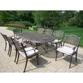 thumbnail image 2 of 9-Pc Outdoor Oval Dining Set, 2 of 2