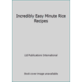 thumbnail image 1 of Pre-Owned Incredibly Easy Minute Rice Recipes (Hardcover), 1 of 1