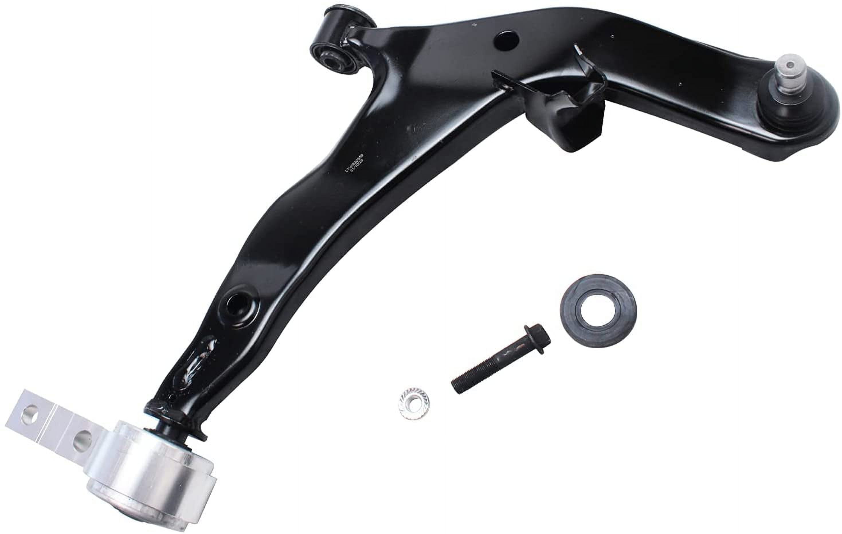 Detroit Axle - Front Right Lower Control Arm w/Ball Joint for Nissan Murano 2003 2004 2005 2006 2007, Lower Passenger Control Arm with Ball Joint Assembly Replacement