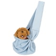 thumbnail image 1 of Cozy Pet Sling Bag Handsfree Comfort for Traveling with Small Dogs, Cats, Rabbit, Guinea Pig, Machine Washable Breathable Holder, 1 of 5