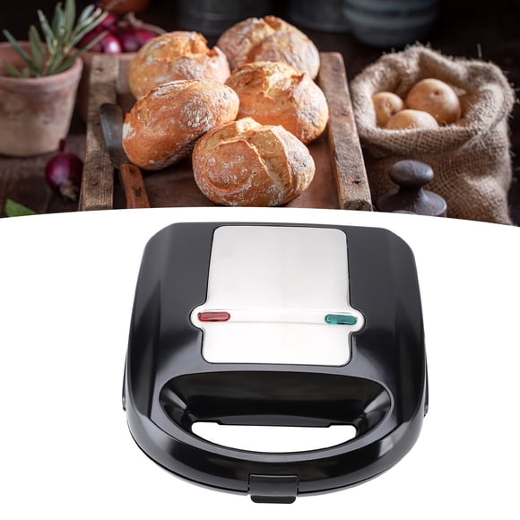 Mácina para hacer sándwiches 6 en 1, mácina para hacer desayuno a prueBa de palos con 10 platos extra, Herramienta para sándwiches simples de doble Cara con