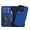 Royal Blue, variant on Personalized iPhone 13 Pro Compatible Detachable Full Grain Leather Wallet Case with Kickstand Feature