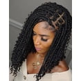 thumbnail image 3 of Synthetic Braided Wigs Synthetic Hair Wigs for Women Black Box Braided Wigs, 3 of 5
