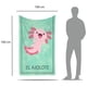thumbnail image 5 of Cobija Manta Frazada Diseño de Carta de Lotería Verde de Ajolote Ultra Suave y Ligera, 5 of 5