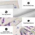 thumbnail image 5 of Botanical Lavender Floral Outdoor Rug 4x6 Ft, Non Slip Washable Area Rug, Purple Flowers Butterfly Beige Patio Rugs Carpet Runner, Large Floor Mat for Indoor/Outdoor Deck Porch Camping, 5 of 8