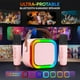 thumbnail image 4 of Máquina de karaoke Peski portátil Bluetooth con 2 micrófonos para niños, 4 of 8