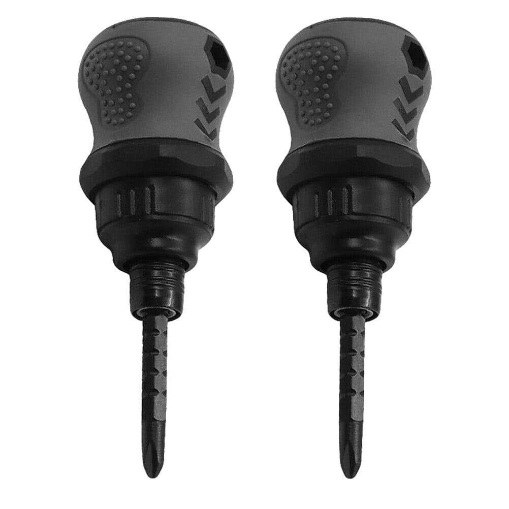 Weiweiguan 2pcs Dual-Purpose Screwdriver Kit Cross Screwdrivers Straight Screwdrivers Set
