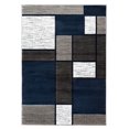 thumbnail image 2 of Rugshop Contemporary Modern Boxes Area Rug 9' x 12' Navy, 2 of 2