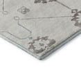 thumbnail image 4 of Addison Rugs Mayfield Washable Transitional Open Field,ornate Taupe Runner Rug, 2'3" x 7'6", 4 of 5