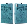 thumbnail image 2 of FJLBDE Case for Lenovo Tab M9 9.0 Inch 2023 Released TB-310FU with Stand, Card Slot, Embossed Cat PU Leather Cover, Green, 2 of 7