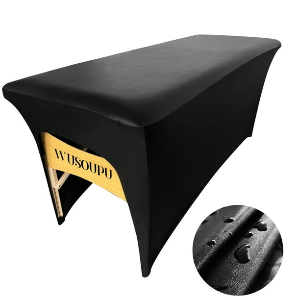 Funda de cama WUSOUPU, impermeable, reutilizable, de piel vegana