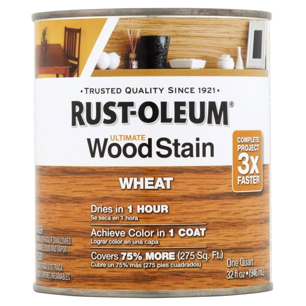 RustOleum Wheat Ultimate Wood Stain, 32 fl oz
