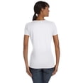 thumbnail image 2 of The Fruit of the Loom Ladies' HD Cotton V-Neck T-Shirt - WHITE - XL, 2 of 2
