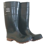 Angle View: Boss 2Kp645313 Over The Sock Steel Shank Boots Size 13 Black Standard Pvc 16'' T