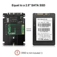 thumbnail image 5 of 2X M.2 NGFF or MSATA to 3.0 Adapter USB 3.0 to 2.5 Hard Disk 2 in 1 Converter Reader Card with Cable, 5 of 7