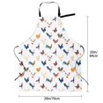 thumbnail image 5 of Picia Various Rooster Waterproof Apron for Unisex Adult - Adjustable Bib Apron with Pockets, Ideal for Cooking, Gardening, Painting, and Household Chores, 5 of 9