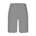 thumbnail image 4 of Khunlpohl Big and Tall Mens Beach Shorts Quick Dry Striped Summer Short Pants Elastic Waist Vacation Shorts, 4 of 5