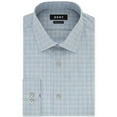 thumbnail image 4 of DKNY Men’s Classic/Regular Fit Stretch Check Dress Shirts, Pastel Blue, 16.5x34-35, 4 of 5